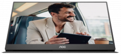 Монитор 15.6" AOC 16T20E2 Black - Картинка 6