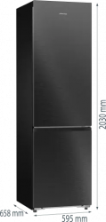 Холодильник Hisense RB5P410SBFC (HZF4168AFD) (745440) - Картинка 13