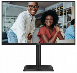 Монiтор 23.8" AOC 24E4CV Black - Картинка 11