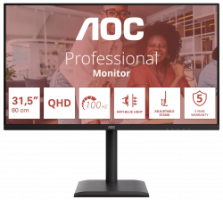 ������� 31.5" AOC Q32E4U Black