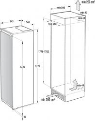 Вбудований холодильник Морозильна камера Gorenje FNCI517E62WF (20014367) - Картинка 7