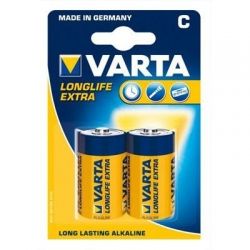  Varta C (LR14) Longlife Extra * 2 (4114101412) -  1
