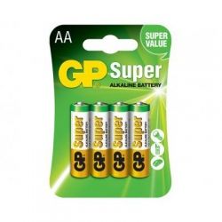 AA LR6 Super Alcaline * 4 GP (GP15A3 / GP15APCTL-2UE4 / GP15APCRC-2UE4) -  1