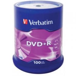  DVD Verbatim 4.7Gb 16X CakeBox 100 (43551) -  1