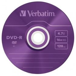 ���� DVD Verbatim 4.7Gb 16X Slim case 5 �� Color (43557) - �������� 3