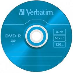 DVD Verbatim 4.7Gb 16X Slim case 5  Color (43557) -  7