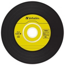  CD Verbatim 700Mb 52x Slim case Vinyl AZO (43426) -  3