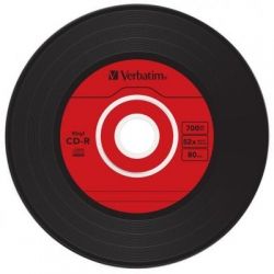  CD Verbatim 700Mb 52x Slim case Vinyl AZO (43426) -  4