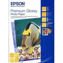 255/, 50 A4 Premium Glossy Photo Paper EPSON