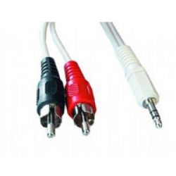 ������ Audio DC3.5>2RCA mini-jack (M) > 2�������� (M) Cablexpert 5 m (CCA-458-5M) - �������� 1