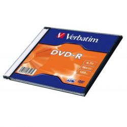  DVD Verbatim 4.7Gb 16X SlimBox 1 MatteSilv AZO (43547-1disk) -  2