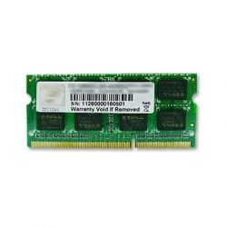     SoDIMM DDR3 8GB 1333 MHz G.Skill (F3-10666CL9S-8GBSQ) -  1