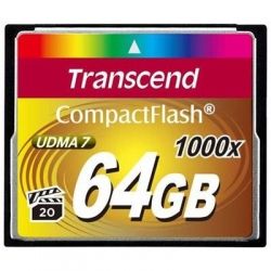  '  ' Transcend 64Gb Compact Flash 1000x (TS64GCF1000) -  1