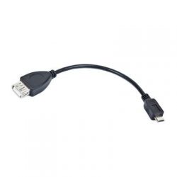 Кабель USB2.0 AF -> Micro 5P OTG 0,15м Cablеxpert A-OTG-AFBM-001