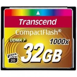   Transcend 32Gb Compact Flash 1000x (TS32GCF1000)
