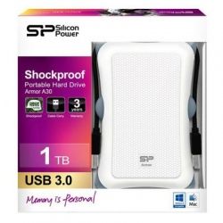 Зовнішній жорсткий диск 1Tb Silicon Power Armor A30, White, 2.5", USB 3.0 (SP010TBPHDA30S3W) - Картинка 3