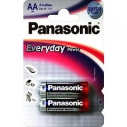   Panasonic EVERYDAY POWER AA BLI 2 ALKALINE (LR6REE/2BR)