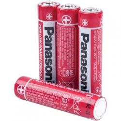 ��������� AAA, Panasonic Red Zink, �������, 4 ��, 1.5V, Blister (R03REL/4BP) - �������� 2