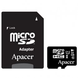 ����� ���'�� Apacer 32GB microSDHC UHS-I Class10 w/ 1 Adapter RP (AP32GMCSH10U1-R)