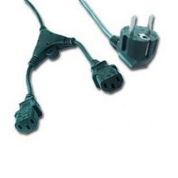 Кабель живлення C13 2x 2m Cablexpert (PC-186-ML6) - Картинка 2