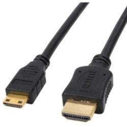  mini HDMI - HDMI 1  Atcom Black, V1.4,   (6153)