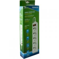 Сетевой фильтр питания Defender ES 5m 5 роз. white (99483) - Картинка 2