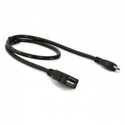   EXTRADIGITAL OTG USB 2.0 AF - Micro USB M, 0.5m, 30 AWG, Hi-Speed (KBO1617) -  3