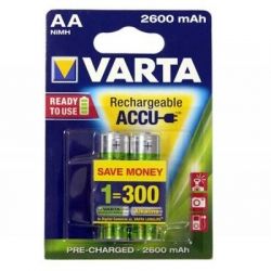  Varta AA Rechargeable Accu 2600mAh * 2 NI-MH (READY 2 USE) (05716101402) -  1