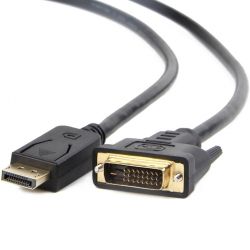   Display Port to DVI 24+1pin, 1.0m Cablexpert (CC-DPM-DVIM-1M)