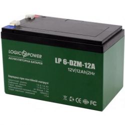      LogicPower LP 12V 12AH (6-DZM-12) AGM -  1