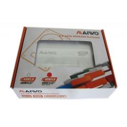 ������ �������� 2.5" Maiwo K2501A, Silver, USB 3.0, 1xSATA HDD/SSD, �������� �� USB, ���������� ������ (K2501A-U3S) - �������� 4