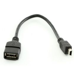   USB 2.0 AF to mini-B 5P OTG DIGITUS (AK-300310-002-S) -  2