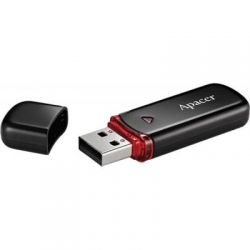 USB   Apacer 32GB AH333 black USB 2.0 (AP32GAH333B-1) -  2