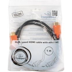 Кабель мультимедійний HDMI to HDMI 1.0m Cablexpert (CC-HDMI4L-1M) - Картинка 3