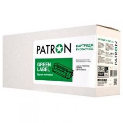 �������� PATRON HP LJ CB435A/CANON 712 GREEN Label (PN-35A/712GL) - �������� 2