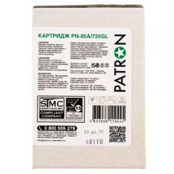 Картридж PATRON HP LJ CE285A/CANON 725 GREEN Label (PN-85A/725GL) - Картинка 3