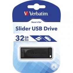 USB   Verbatim 32GB Slider Black USB 2.0 (98697) -  5