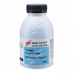  Oki universal2 (Glossy) 100 cyan Static Control (OKIUNIV2-100B-C-P)