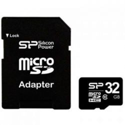 ����� ���'�� Silicon Power 32Gb microSDHC class 10 (SP032GBSTH010V10SP)