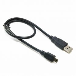  USB - mini USB 0.5  Extradigital Black (KBU1627)