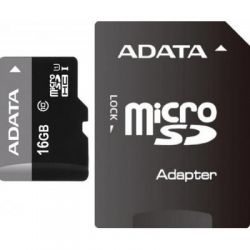  '  ' ADATA 16GB microSD class 10 UHS-I (AUSDH16GUICL10-RA1) -  1