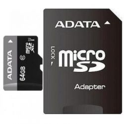   A-DATA 64GB microSD class 10 UHS-I (AUSDX64GUICL10-RA1) -  1
