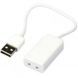   USB 2.0, 7.1, Dynamode C-Media 108 White, 90 , Xear 3D, Box (USB-SOUND7-WHITE) -  2