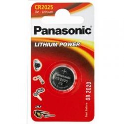  Panasonic CR 2025 Lithium * 1 (CR-2025EL/1B)
