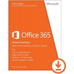   Microsoft Office 365 Home 32/64 AllLngSub PKLic 1YR Online CEE  (6GQ-00084-ESD)