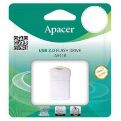 USB   Apacer 32GB AH116 White USB 2.0 (AP32GAH116W-1) -  3