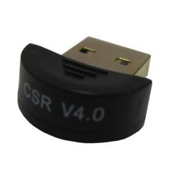 Контролер USB – Bluetooth STlab B-421 V4.0 до 50 м чорний міні; чіпсет CSR 4.0, підтримує Wi-Fi, дає можливість підключити до ПК або ноутбука смартфон, планшет, гарнітуру, клавіатуру або маніпулятор. Сумісний з Windows 8 / 7 / Vista