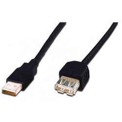   USB 2.0 AM/AF 3.0m DIGITUS (AK-300200-030-S) -  1