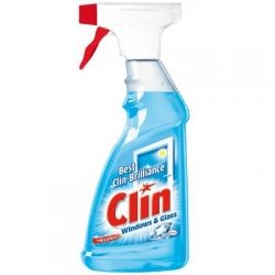 Моющая жидкость для уборки Clin для стекла Голубой 500 мл (9000100865760)