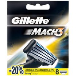   Gillette Mach3 8 . (3014260243548/3014260239640) -  1